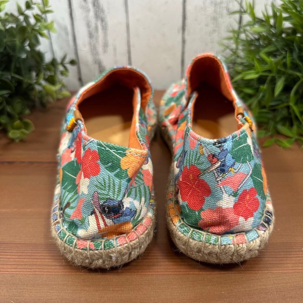 Disney Orange Espadrilles Vibrant Floral Design - Picture 10 of 10